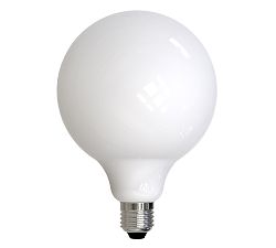 G40 Milk Glass Globe LED Bulb - Pack of 2
