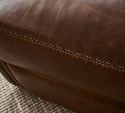 James Roll Arm Leather Power Lift Recliner