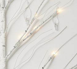 Light Up Birch Tree Branch Cardholder