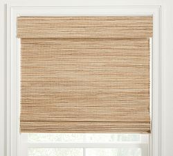 Open Box: Aluma Bamboo Blackout Shade, 28" W x 72" L - Light Natural