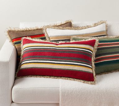 Pendleton® Yakima Stripe Lumbar Pillow | Pottery Barn