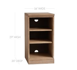 Printer's 3-Shelf Bookcase (16")