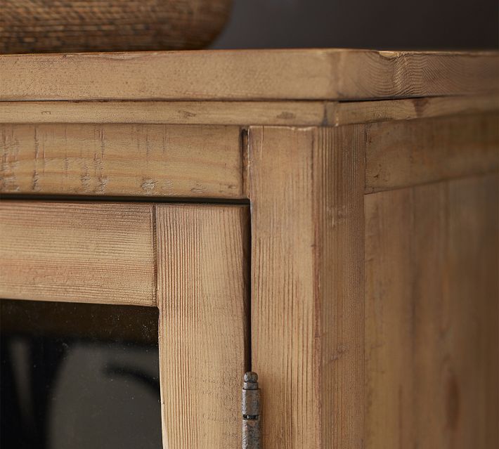 Rustic Reclaimed Wood Storage Cabinet | Pottery Barn