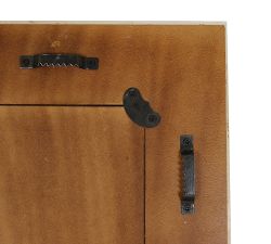 Brenna Two-Toned Bone Rectangular Wall Mirror