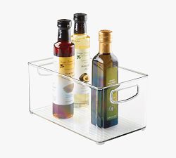 Clear Plastic Storage Open Bin Sets