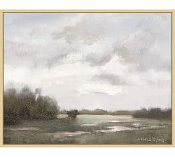 Early Skies Framed Canvas