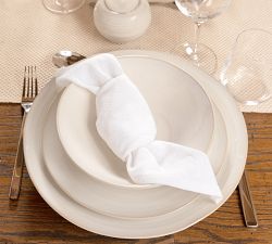 Neree Reactive Glaze 16-Piece Dinnerware Set With Double Bowls