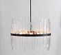 Sander Staggered Glass Round Chandelier (26")
