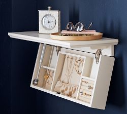 Concealed Jewelry Storage Shelf
