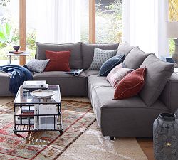 Cozy Ticking Striped Lumbar Pillow Cover