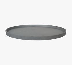 Lightweight Handcrafted Fiber Stone Saucer