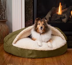 Round Pet Cave Dog Bed