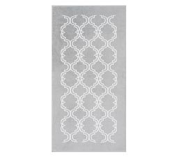 Scroll Tile Jacquard Beach Towel