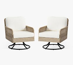 Tulum Wicker Swivel Outdoor Lounge Chair