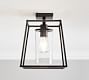 Zaire Iron Flush Mount (11")