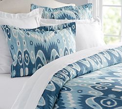 Savannah Ikat Print Duvet Cover &amp; Shams