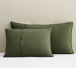 The Emily &amp; Meritt Garment Dyed and Triple Washed Organic Cotton Sham