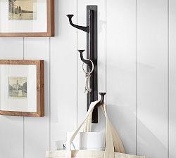 Antique Bronze Vertical Wall-Mounted Hooks