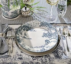 Brandon Maxwell Groveland Toile Dinner Plates - Set of 4