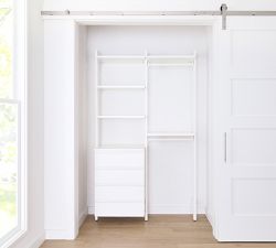 Essential Reach-In Closet by Hold Everything, 4' Hanging System with 4 Drawers​