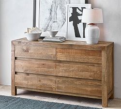 Hensley Reclaimed Wood 6-Drawer Dresser (65")