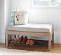 Lucy Mango Wood &amp; Steel Storage Bench (39.25")