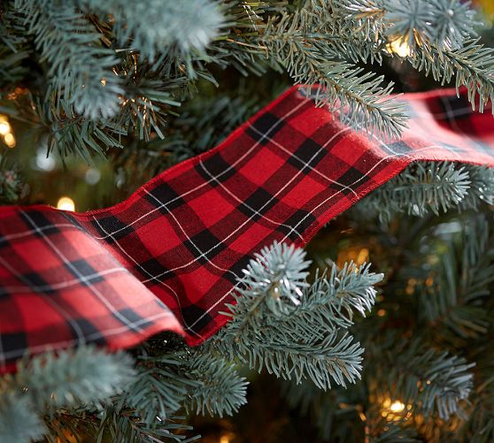 Plaid Ribbon Garland