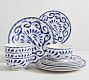 Puebla Outdoor Melamine 12-Piece Dinnerware Set