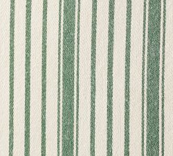 Rose Floral Stripe Reversible Pillow