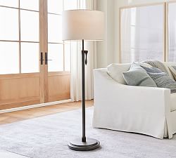 Sutter Adjustable Metal Floor Lamp (57"-80")