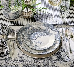 Brandon Maxwell Groveland Toile Salad Plates - Mixed Set of 4