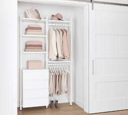 Essential Reach-In Closet by Hold Everything, 4' Hanging System with 4 Drawers​