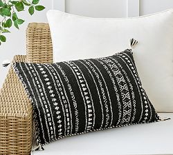 Mullen Striped Outdoor Lumbar Pillow