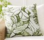 Sunbrella® All Over Palm Leaf Outdoor Pillow