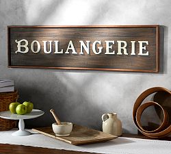 Boulangerie Recycled Wood Sign