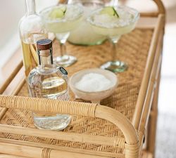 Cane Bar Cart