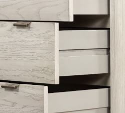 Geary Marble Top 5-Drawer Tall Dresser (27")