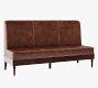Hayworth Non-Tufted Leather Banquette