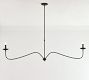 Lucca Iron Linear Chandelier (60")