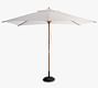 Premium 10' Rectangular Outdoor Patio Umbrella &ndash; Eucalyptus Frame​