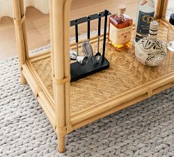 Cane Bar Cart