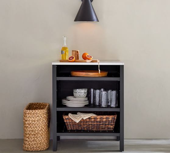 Malibu Metal Outdoor Kitchen Convertible Refrigerator Cabinet (29")