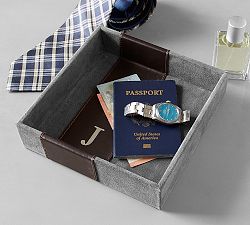 Parker Suede &amp; Leather Catchall