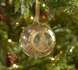 Peace Sign Ornament