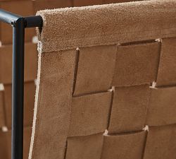 Suede Magazine Holder