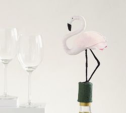 Flamingo Wine Topper