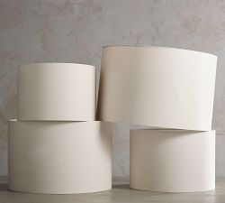 Gallery Linen Straight-Sided Drum Lamp Shade (13"-19'')