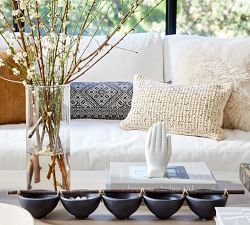 Mae Textured Lumbar Pillow Cover