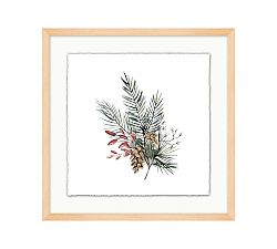 Pinecone Sprig Framed Print