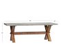 Abbott Concrete &amp; Acacia Outdoor Dining Table (84")